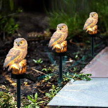 Load image into Gallery viewer, LED Garden Owl Solar Lights Patio Yard Lawn Stake Lamp Party Decor