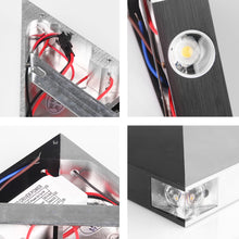 Load image into Gallery viewer, Colorful 5W Aluminum Triangle LED Wall Light Lamp