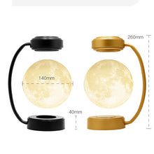 Load image into Gallery viewer, Creativity Magnetic Levitation Moon Lamp LED Rotating Dangling Lamp
