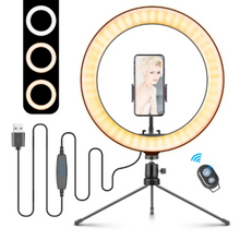 Load image into Gallery viewer, 10" Table Top Selfie LED Lamp