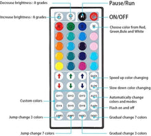 Load image into Gallery viewer, USB POWERED RGB LED LIGHTS FOR TV BACKLIGHT, 60”- 75” W/REMOTE CONTROL