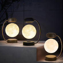 Load image into Gallery viewer, Creativity Magnetic Levitation Moon Lamp LED Rotating Dangling Lamp
