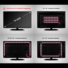 Load image into Gallery viewer, RGB TV LED Backlight Strip USB Powered, 24in-60in,Bluetooth APP
