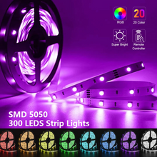 Load image into Gallery viewer, SMD 12V DC RGB 5050 Flexible Led Strip Lights
